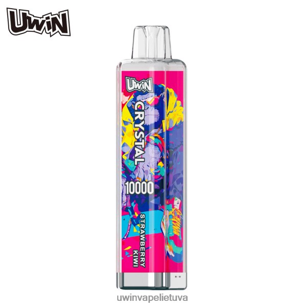 UWIN Vape Lietuva - UWIN CRYSTAL 10000 vienkartinių garų braškių kivi 8BL8211