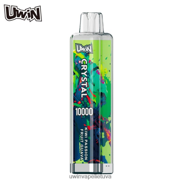 UWIN Vape Vienkartiniai - UWIN CRYSTAL 10000 vienkartinių garų kivi pasifloros gvajava 8BL828