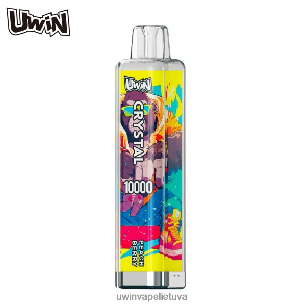 UWIN Vape Vilnius - UWIN CRYSTAL 10000 vienkartinių garų persikų uogos 8BL8212
