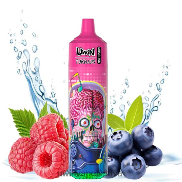 UWIN Crystal Vilnius - UWIN CRYSTAL 35k vienkartinis vape mėlynių aviečių 8BL8216