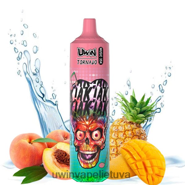persikų mango ananasai